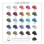 Bride Embroidered Pigment-Dyed Baseball Cap (MoonTime Font)
