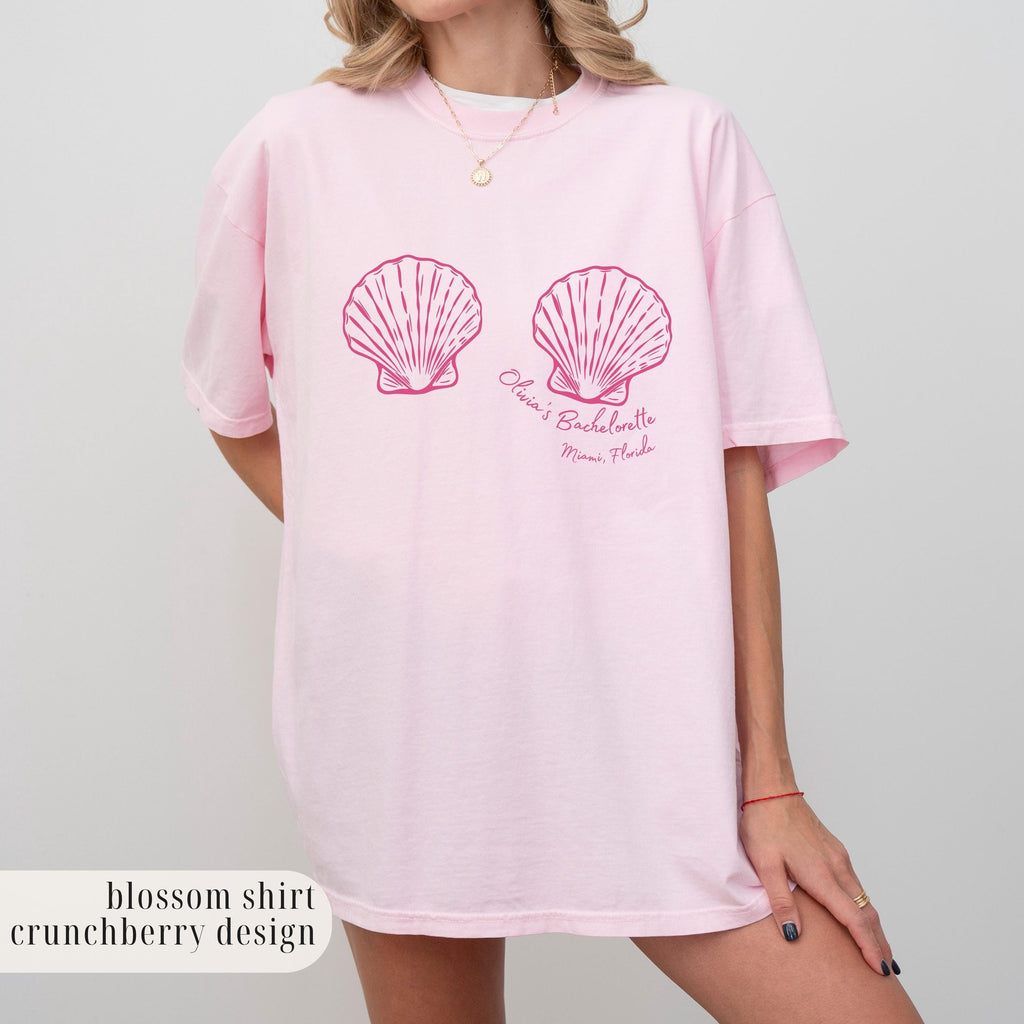 Mermaid Bachelorette Shirt, Beach Bach Party Tee, Seashell Bride Shirt, Coastal Bridesmaid Gift