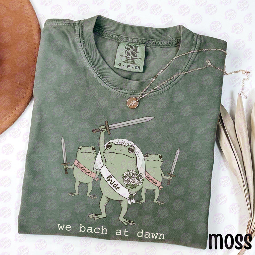 We Bach at Dawn Shirt, Funny Bachelorette Comfort Colors® Shirt, Bride Bach Party Shirt, Bridesmaid Gift