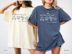 Last Toast on the Coast Bachelorette Comfort Colors® Shirts, Beach Bachelorette Group T-shirts, Coastal Bach Tee