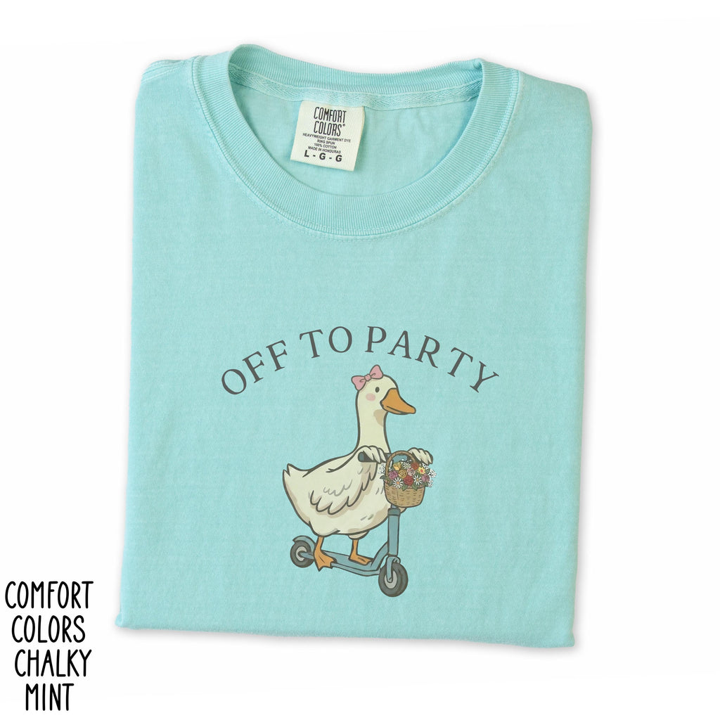 Funny Goose Bachelorette Shirt, Off to Party Bride Tee, Comfort Colors Bach Club, Bridal Party Girls Trip Shirt, Wedding Weekend