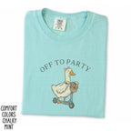Funny Goose Bachelorette Shirt, Off to Party Bride Tee, Comfort Colors Bach Club, Bridal Party Girls Trip Shirt, Wedding Weekend