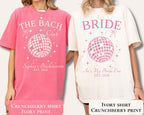 Epcot Bachelorette Party Shirt, The Bach Club Bride Girls Trip Matching Outfit Tee For Women Bach Weekend Shirts Disco Ball Tee Gift