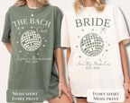 Epcot Bachelorette Party Shirt, The Bach Club Bride Girls Trip Matching Outfit Tee For Women Bach Weekend Shirts Disco Ball Tee Gift