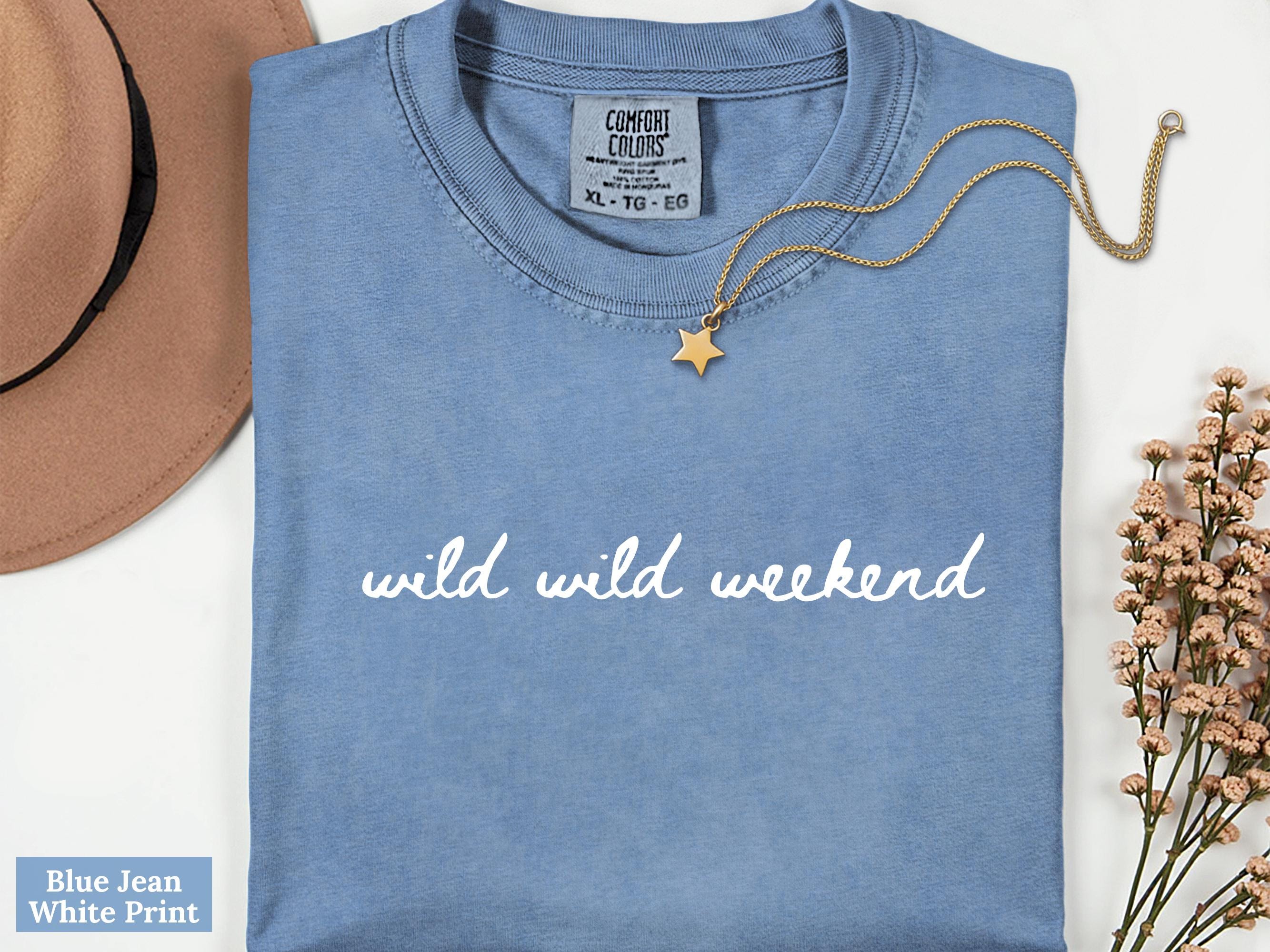 Wild Wild Wife Bachelorette Shirts-Custom Cowgirl Last Rodeo Bach Weekend-Personalized Nashville Texas Austin Western Bridal Party T-Shirts