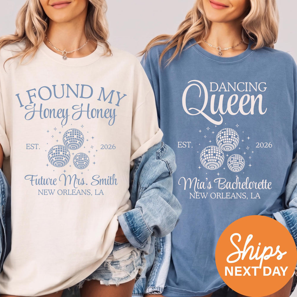 Custom Disco Bachelorette Shirt, Groovy Bridal Party Tee, Retro Bridesmaid Gift, 70s Bride Top