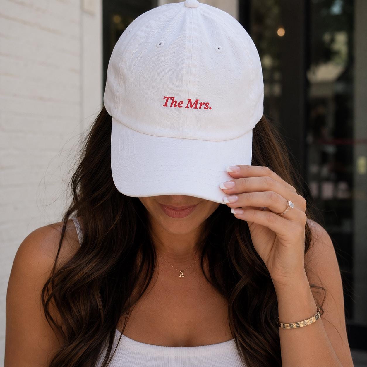 The MRS Hat | Embroidered Bride Cap | Bachelorette Hat | Honeymoon Gift | Future Mrs Hat | Newlywed Gift | Bridal Shower Gift