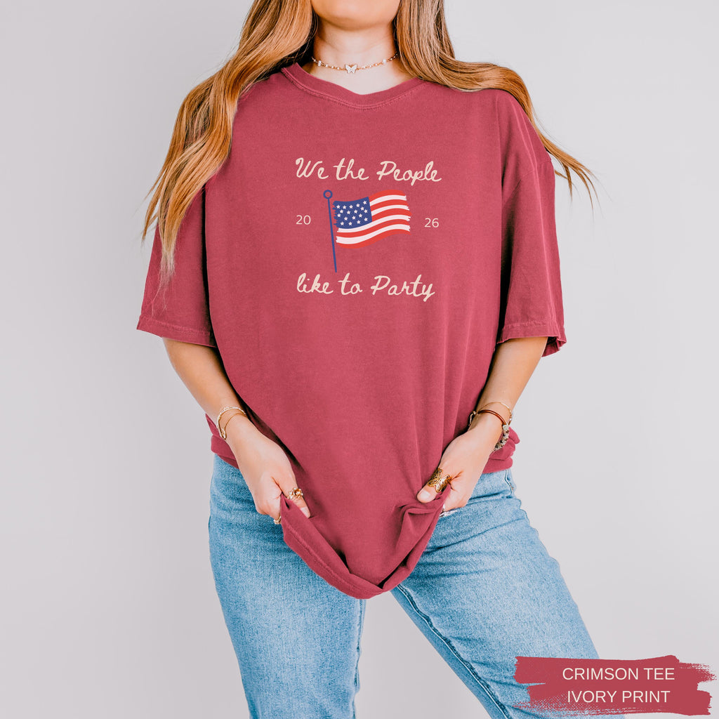 Custom All American Bride 4th of July Bachelorette Shirts, Red White I Do Tees, Matching Bride Tribe, Independence Day Weekend Bach Tee