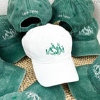 Personalized Embroidered Camp Bachelorette Hats | Custom Happer Camper Caps | Mountain Bachelorette Hats | Bridal Party Hat Set Bluk