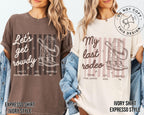 Last Rodeo Bachelorette Shirt, Personalized Location Western Bridal Party Shirt, Custom Western Bachelorette Shirt, Western Bride Shirt
