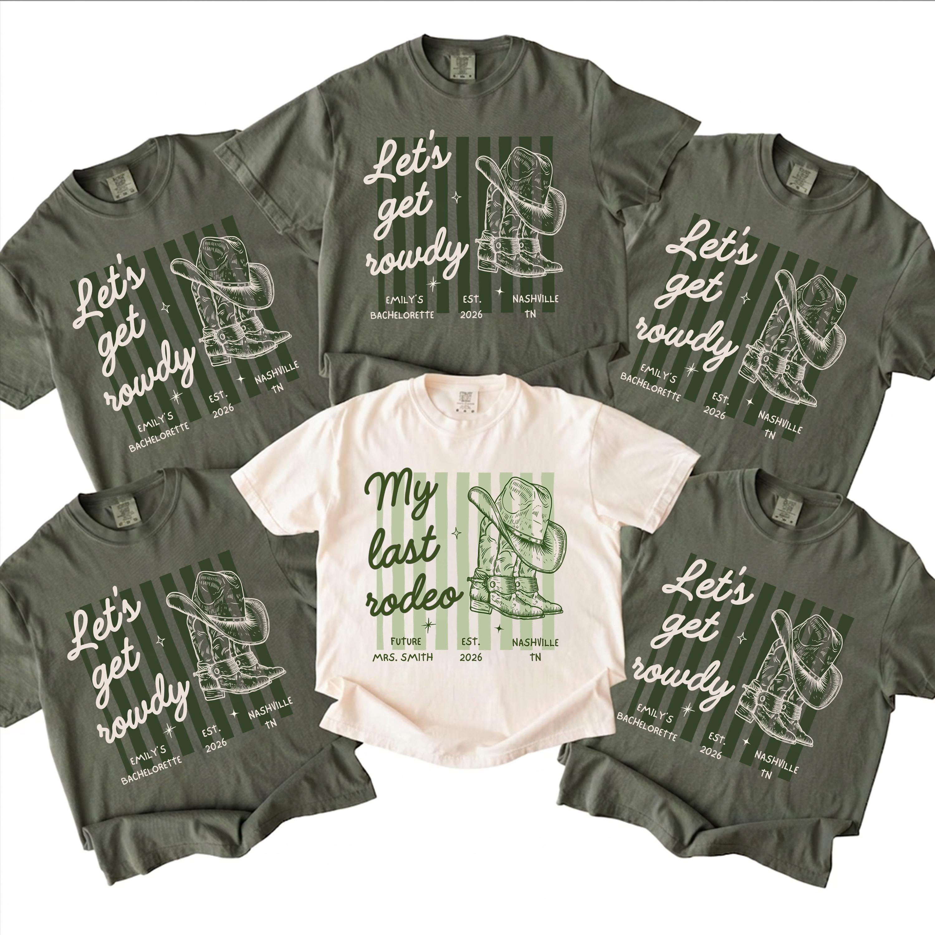 Last Rodeo Bachelorette Shirt, Personalized Location Western Bridal Party Shirt, Custom Western Bachelorette Shirt, Western Bride Shirt