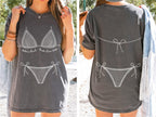 Personalized Bikini Bachelorette Shirt, Custom Beach Bach Party Shirt, Coastal Bachelorette Shirt, Bridal Party Shower Gift, Bachelor Shirt