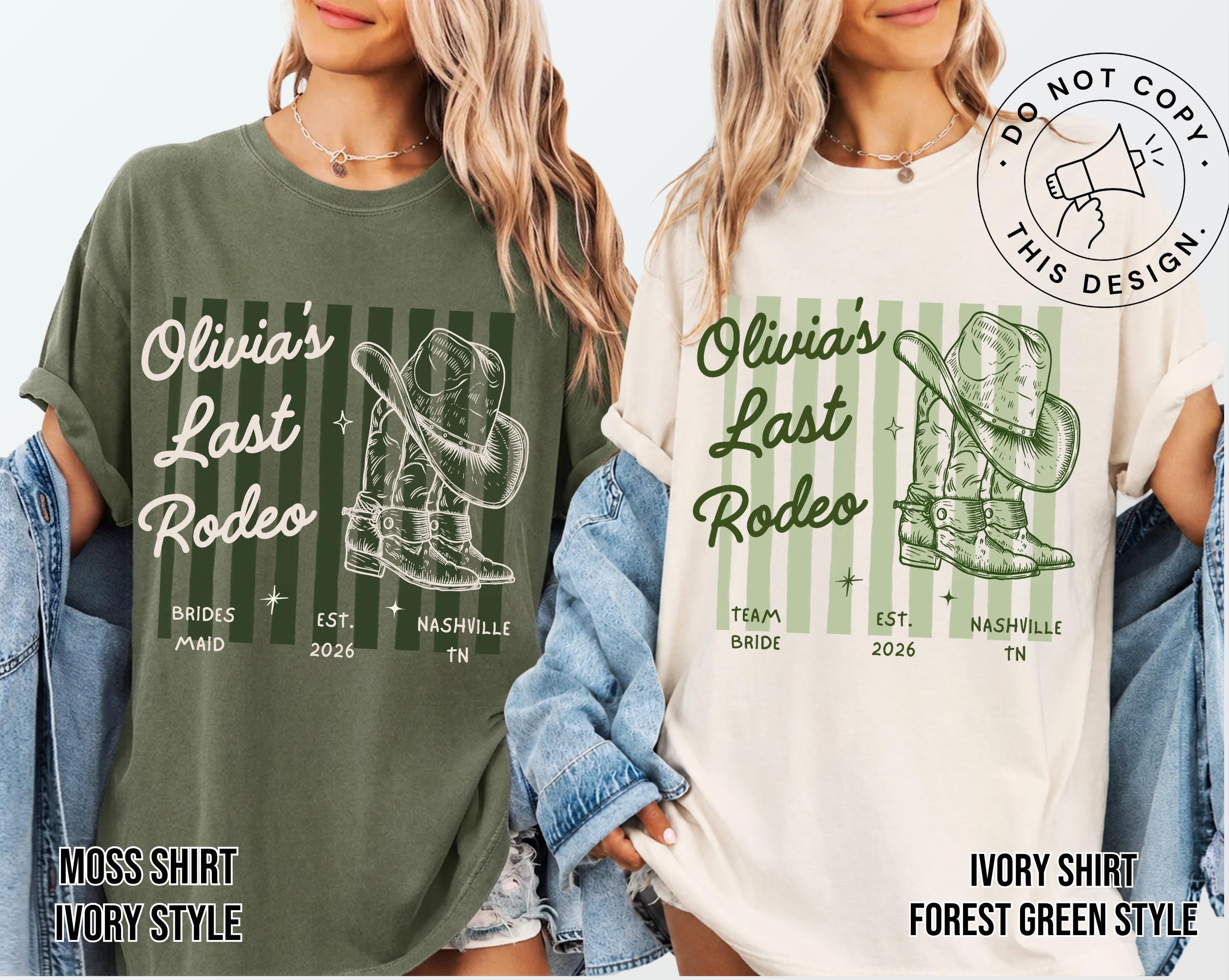 Comfort Colors® Custom Western Bachelorette Shirt,Western Bach Bridesmaid Gift,Last Rodeo Country Shirts,Bride Shirt