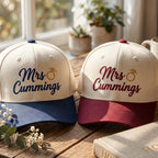 Embroidered Mrs. Hat, Future Mrs. Bridal Shower Gift, Custom Bride Baseball Cap