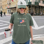 Custom All American Bride 4th of July Bachelorette Shirts, Red White I Do Tees, Matching Bride Tribe, Independence Day Weekend Bach Tee