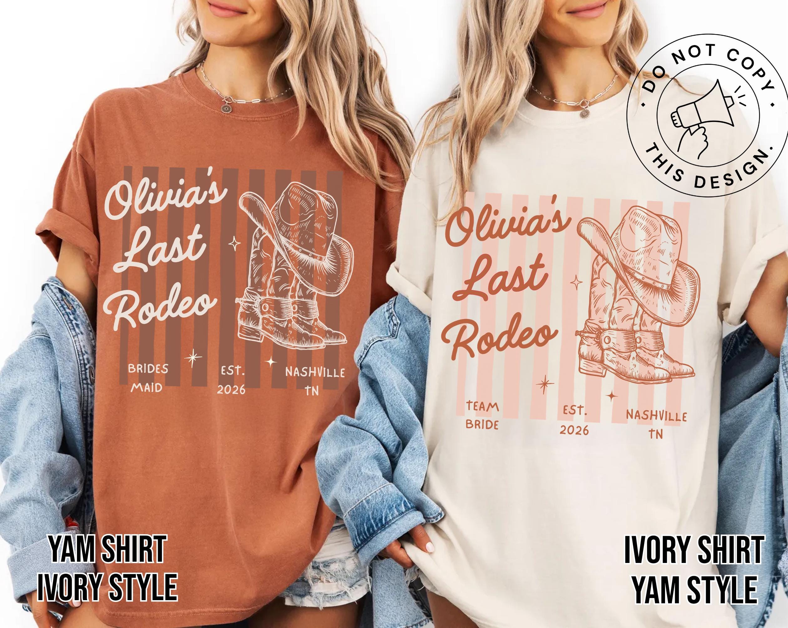 Comfort Colors® Custom Western Bachelorette Shirt,Western Bach Bridesmaid Gift,Last Rodeo Country Shirts,Bride Shirt