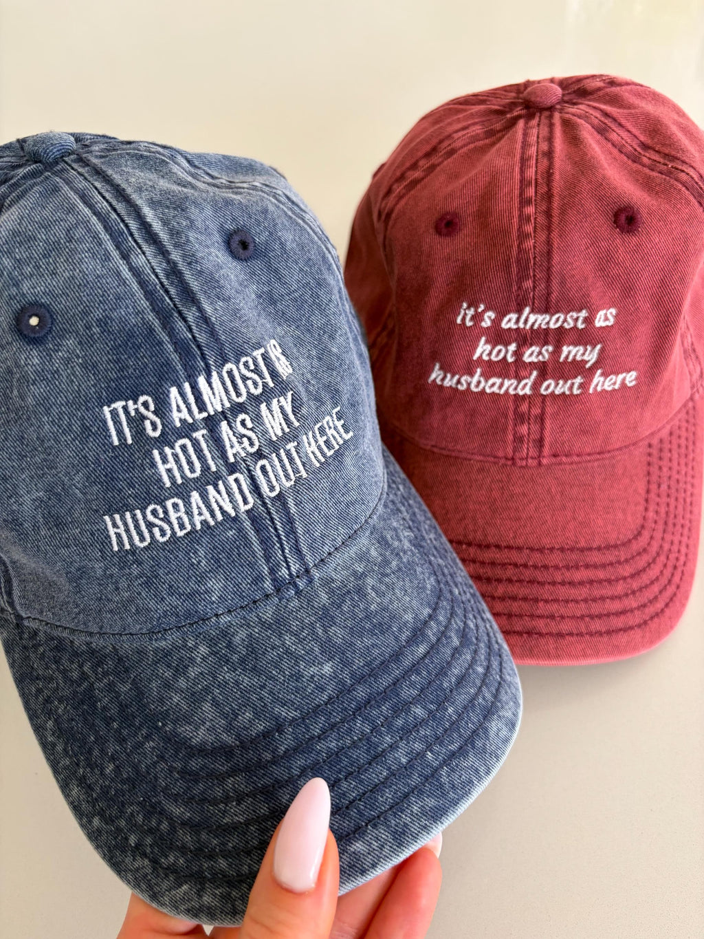 It's Almost As Hot As My Husband Out Here Hat | Funny Wife Hat | Bachelorette Hat | Beach Hat | Honeymoon Hat | Funny Baseball Cap