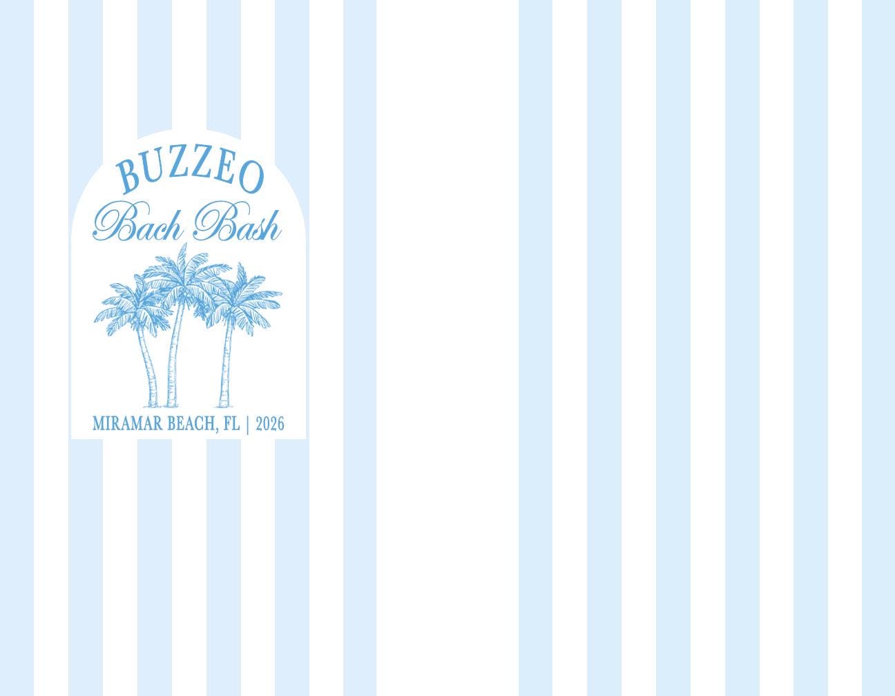 Coastal Bachelorette or Birthday. Custom Social Club Wedding. Personalized Party Favors.