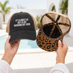 It's Almost As Hot As My Husband Out Here Hat | Funny Wife Hat | Bachelorette Hat | Beach Hat | Honeymoon Hat | Funny Baseball Cap