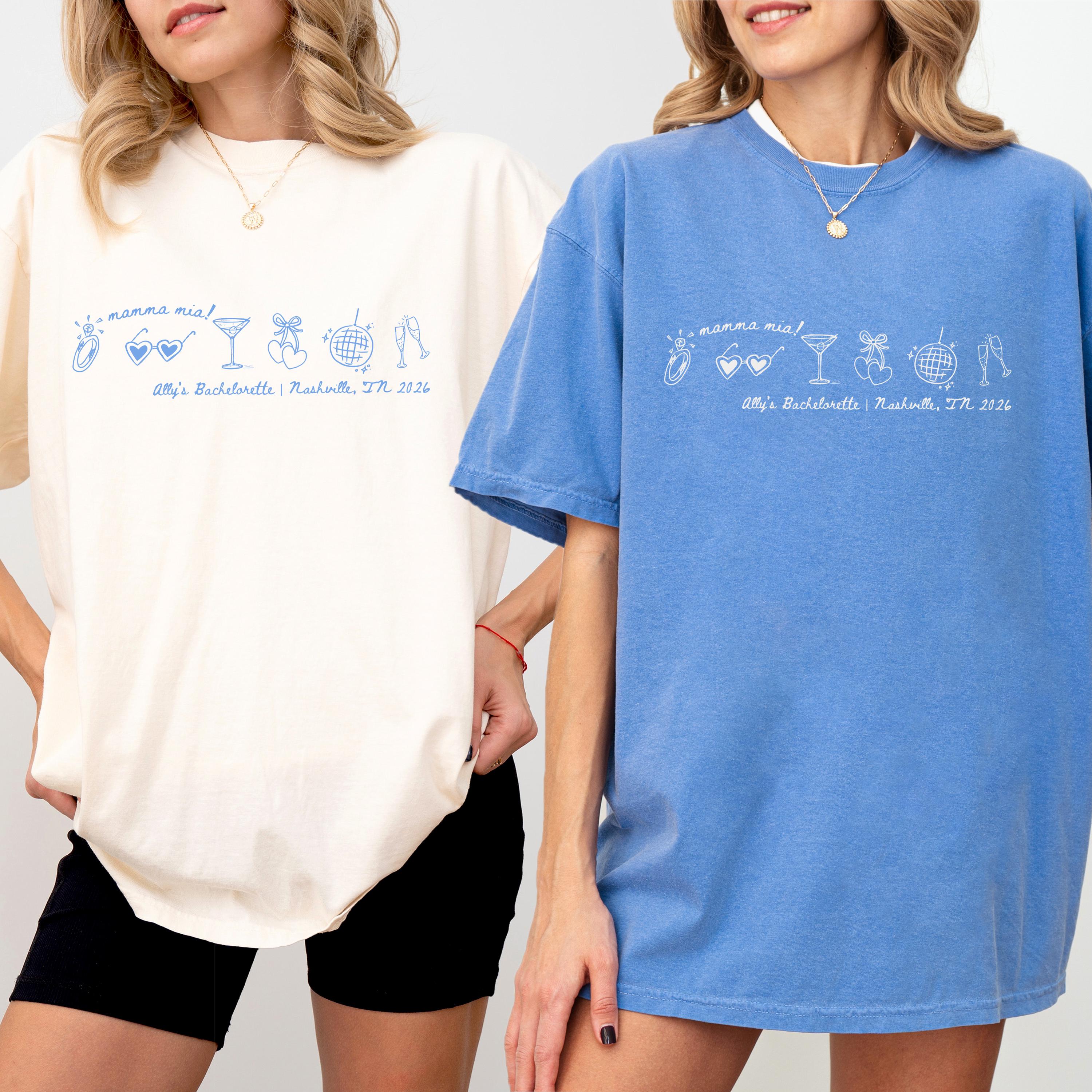 Her Last Disco Bachelorette Shirt, Custom Bachelorette Shirt, Mamma Mia Bach, She Found Her Honey Honey, Dancing Queen, Bridesmaid Shirts