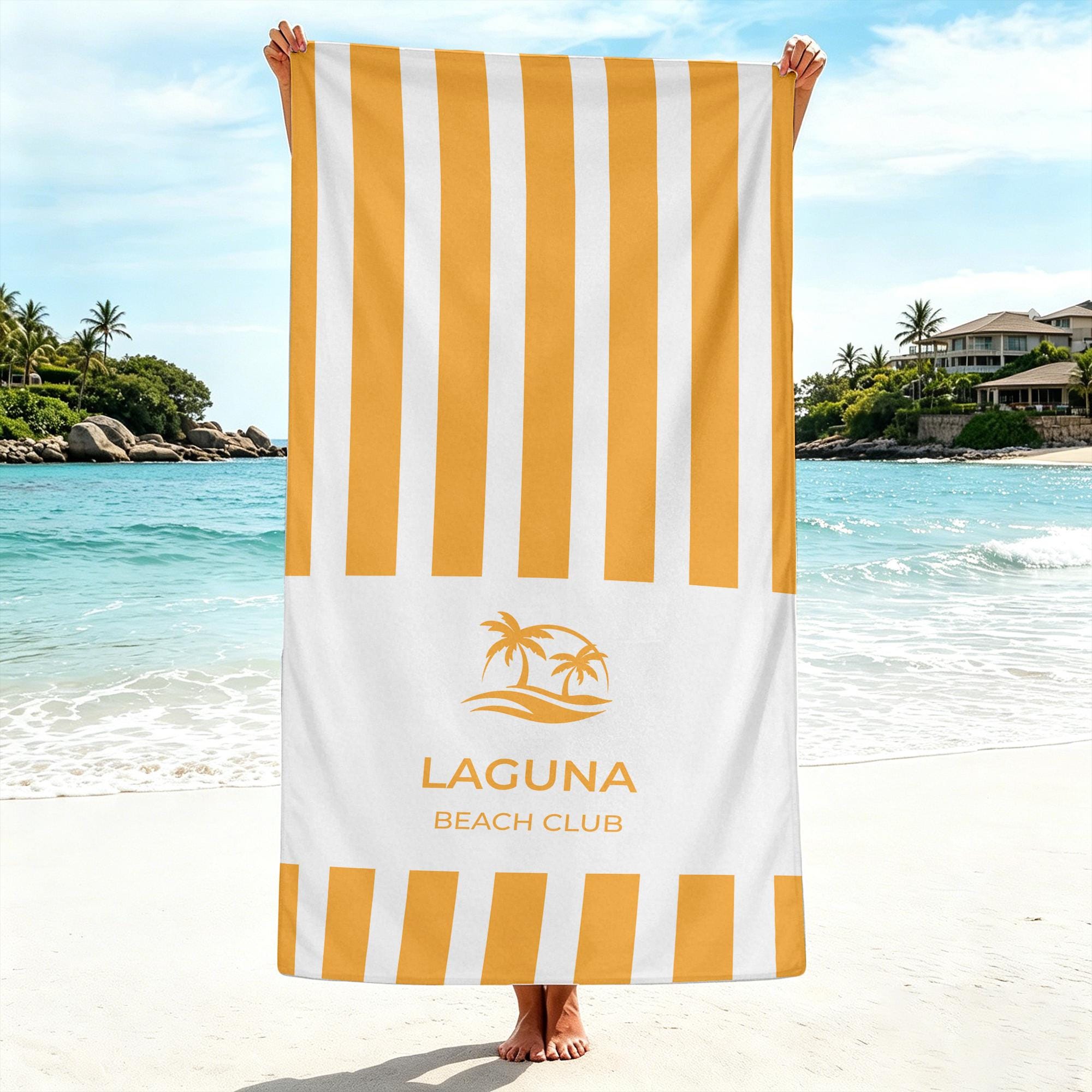 Custom Logo Beach Towel,Personalized Business Team Gift,Hotel Spa Pool Towel,Corporate Event Giveaway,Brand Promotion Towel,Corporate Gift