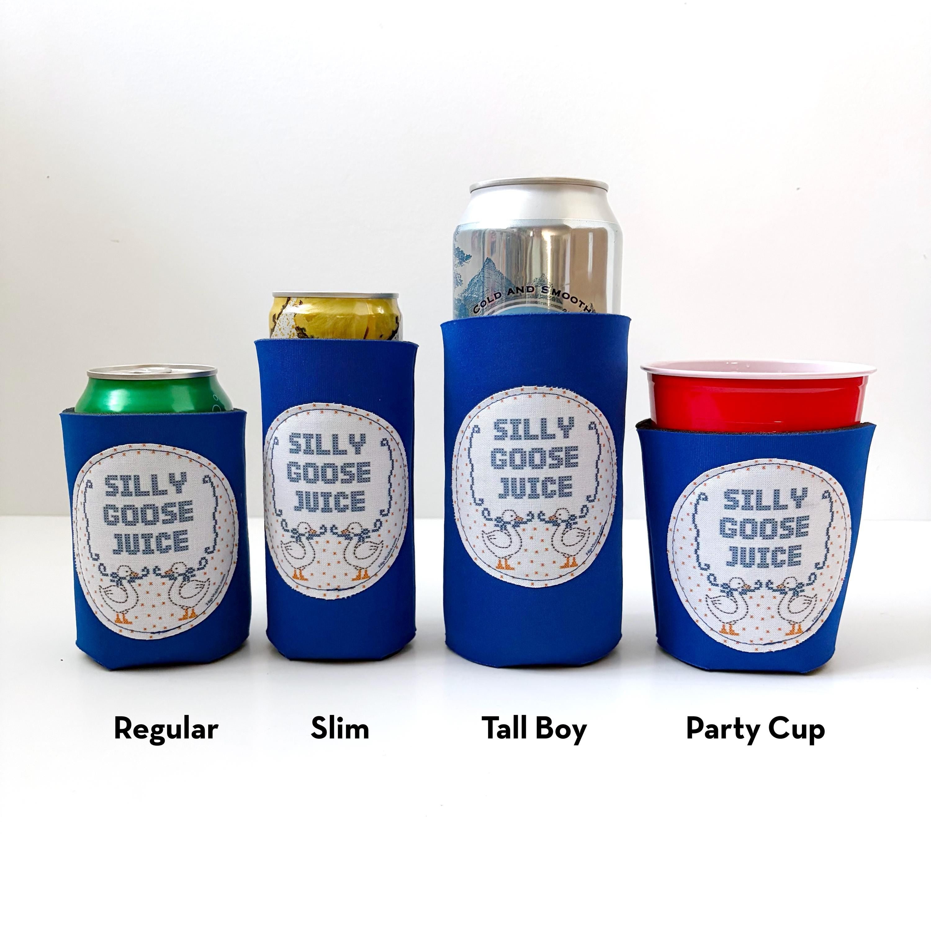 Silly Goose Juice Can Cooler: Funny Stocking Stuffer