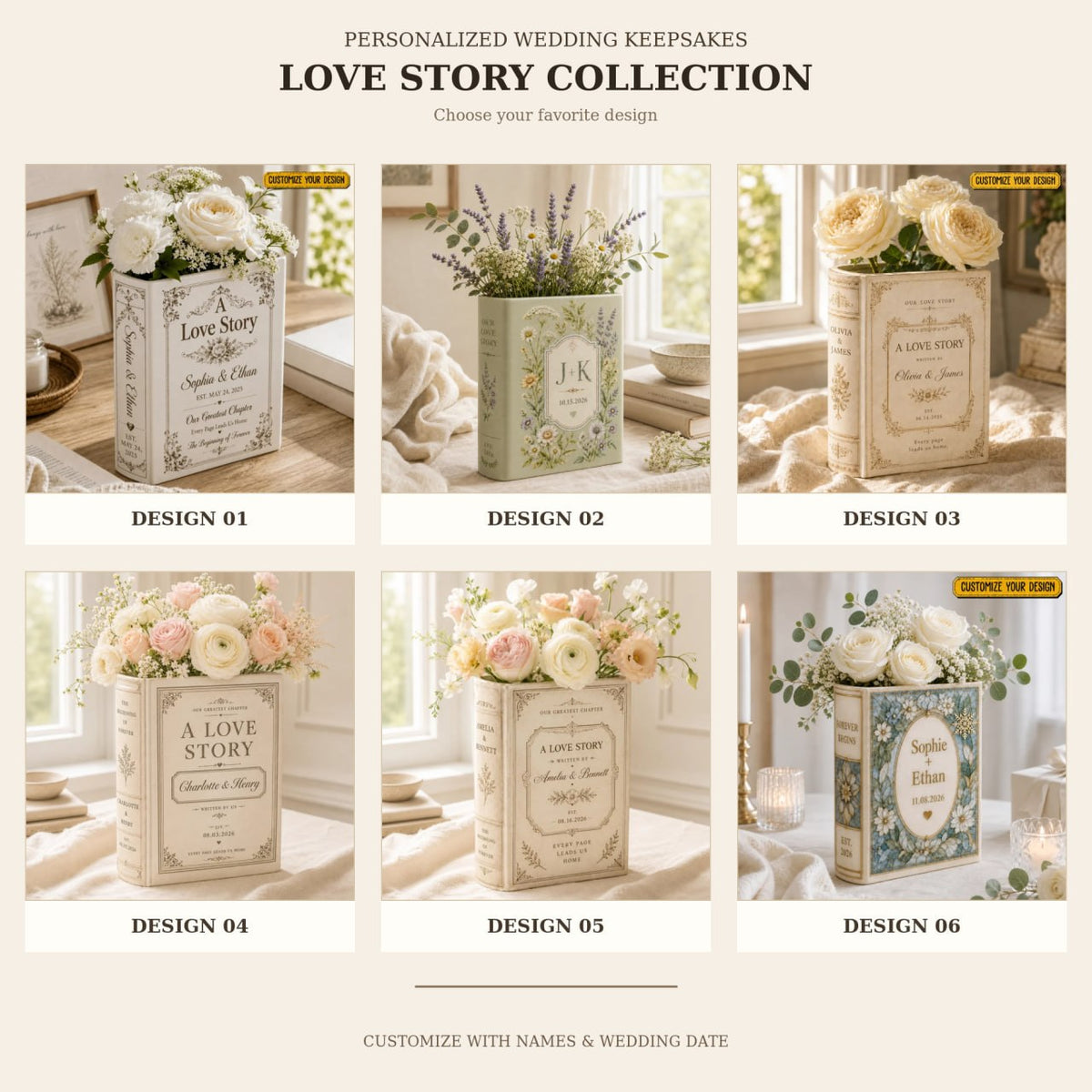 Love Story Collection - Designs 1-6 - Updated