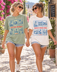 Getting Meowied & Bride’s Meow Crew Cat Bachelorette Comfort Colors Tees image 3