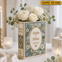 Love Story Book Vase - Design 6