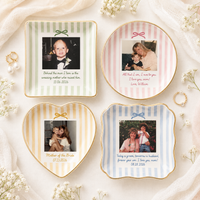 Custom Photo Jewelry Dish for Mom, Mother of the Bride or Groom Wedding Gift